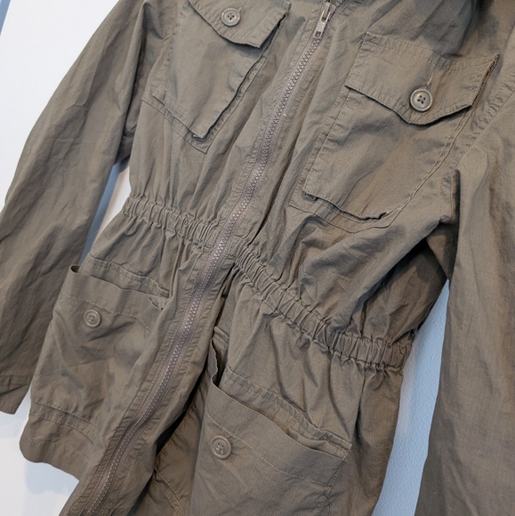 Norma Kamali Zip Up Schrunch Jacket - Picture 2 of 6